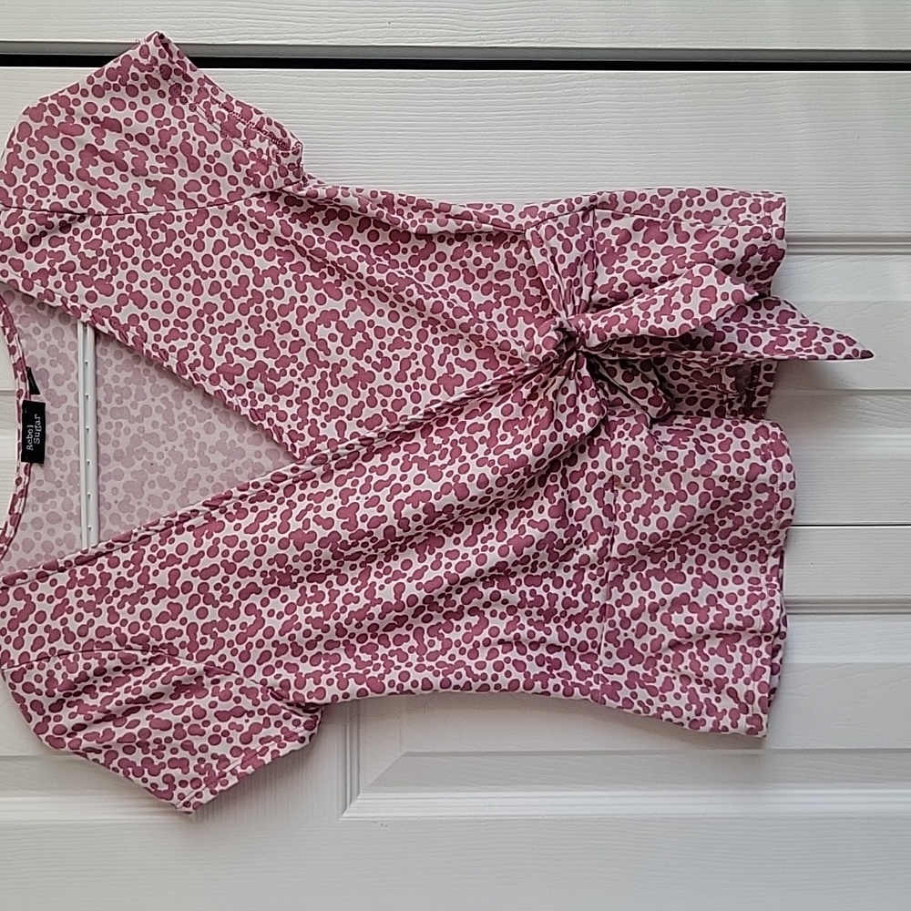 Rebel Sugar Print Wrap Blouse